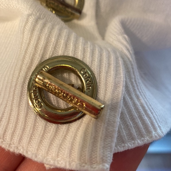 Calvin Klein small ivory cardigan sweater business casual dainty ladies top​ - Picture 6 of 8